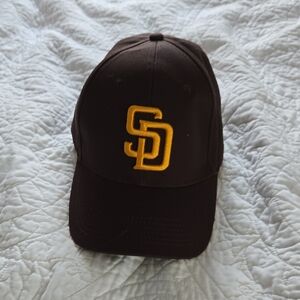 Brown and Gold Padres Baseball Cap